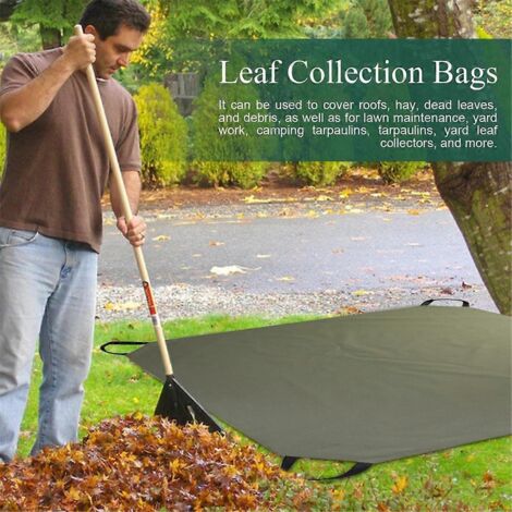 Ramasseur de feuilles, sac à feuilles, sac de jardin pliable (voir photo) (1/5)
