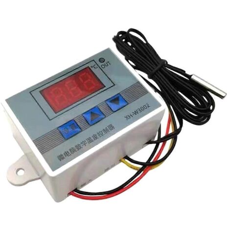 Contrôleur de température numérique LED professionnel 12 V W3002 XH-3002 (1/5)