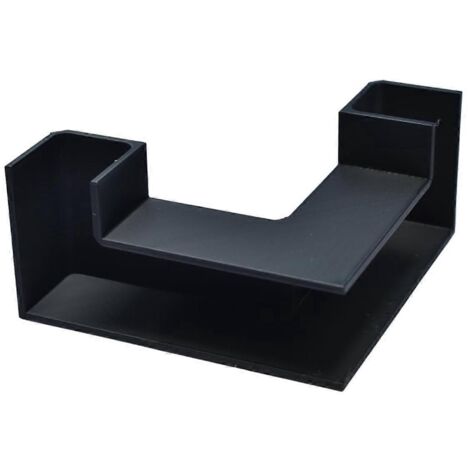 Tunnel souterrain pour aquarium, cachette pour poissons et crevettes, noir (1/5)