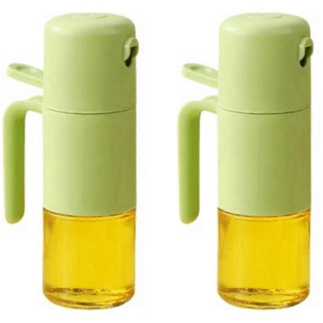 Bouilloire à huile en verre pour la maison, bouteille d'huile double usage pour l'extérieur AGreen (1/5)