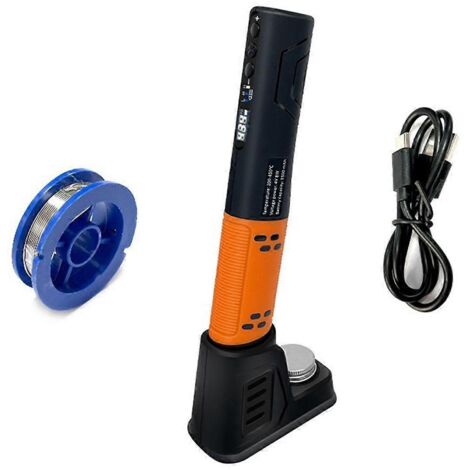 Fer à souder électrique sans fil avec affichage numérique LED, stylo à souder, B (1/5)