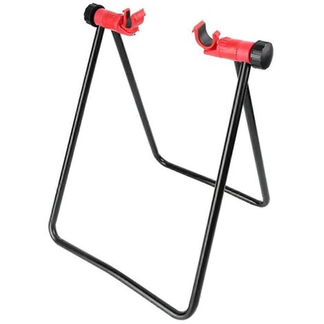 Support de stationnement vertical triangulaire pour VTT, support de réparation pliable (1/5)