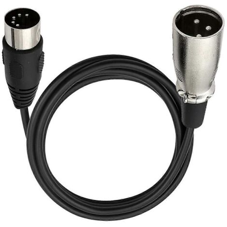 Câbles MIDI ou XLR DIN 5P mâle vers XLR mâle