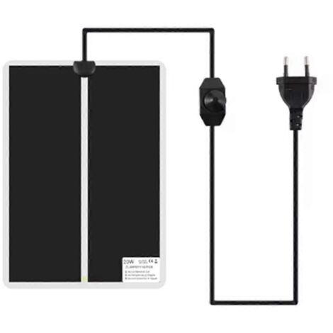 Tapis régulateurs de température réglables, alimentation avec prise UE, 20 W (illustrés) (1/5)