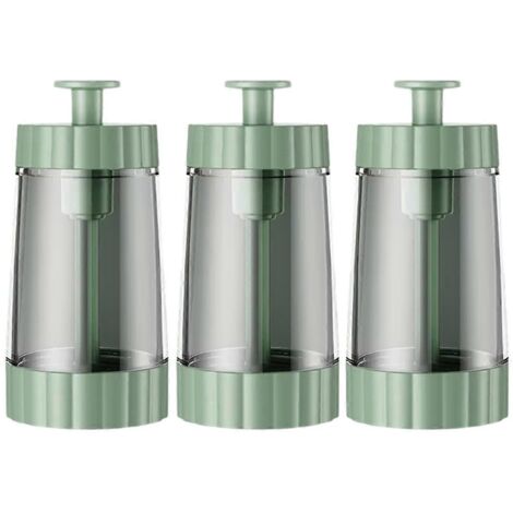Bouteille d'assaisonnement pour la cuisine, pot à épices, pot à sel et poivre, BGreen (1/5)