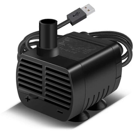 Pompe à eau USB silencieuse, sans balais, noire (1/5)