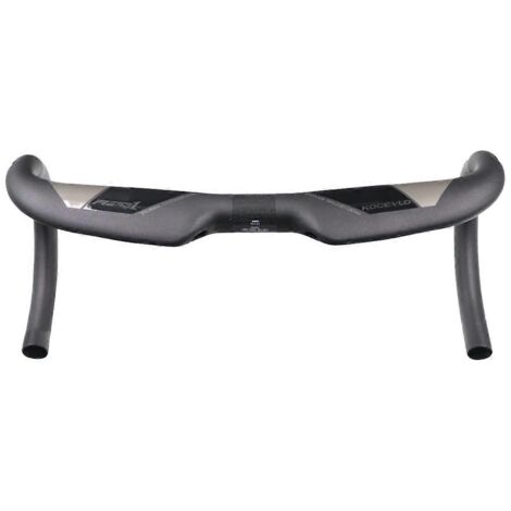 Guidon de vélo de route ultraléger en fibre de carbone 420 mm, finition mate (voir photo)