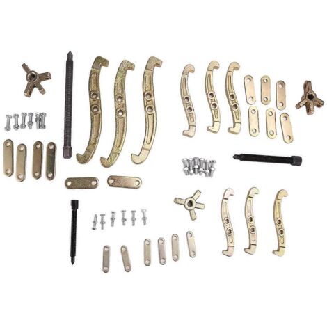 Kit d'extracteurs d'engrenages, extracteur à 3 mâchoires de 3, 4 et 6 pouces (voir illustration) (1/5)