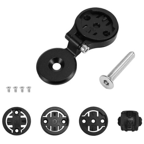 Potence de vélo, guidon, support de compteur de vélo réglable, noir (1/5)