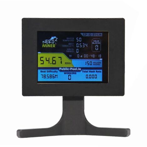 Écran LCD Nerdminer V2 56 kHz 2,8 pouces Noir (1/5)