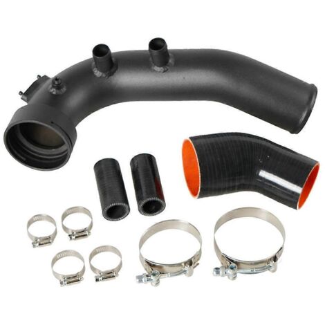 Collecteur d'admission, kit de tuyau d'admission, tuyau de turbocompresseur noir (1/5)