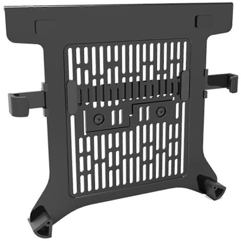 -2 Plateau de support pour ordinateur portable, bras de support, plateau ventilé noir (1/5)