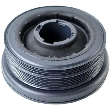 Poulie de vilebrequin 11238511371 pour BMW Série 3 E46 E90 Coupé, noire (1/5)