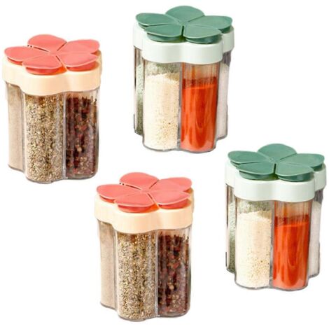Pot à épices, flacon à épices, boîte de rangement pour épices (comme illustré) (1/5)