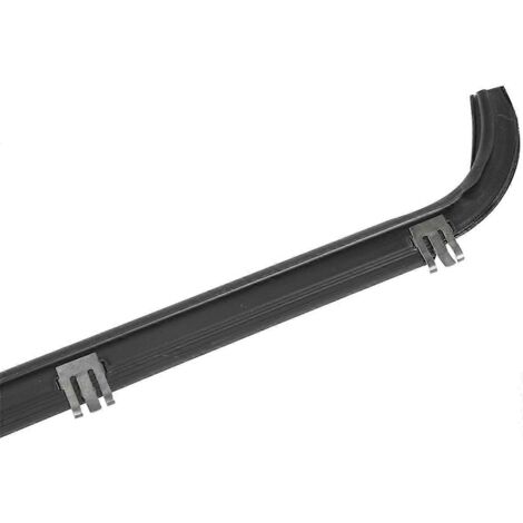 jeu de joints d'étanchéité pour vitres de portières intérieures et extérieures de voiture, noir