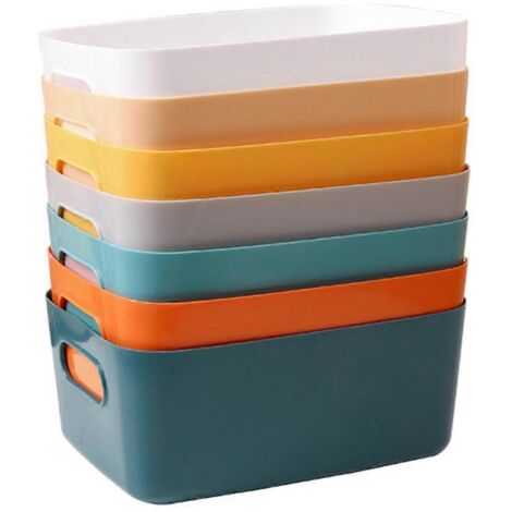 Panier de rangement en plastique, boîte de rangement, petite boîte de rangement (voir photo) (1/5)