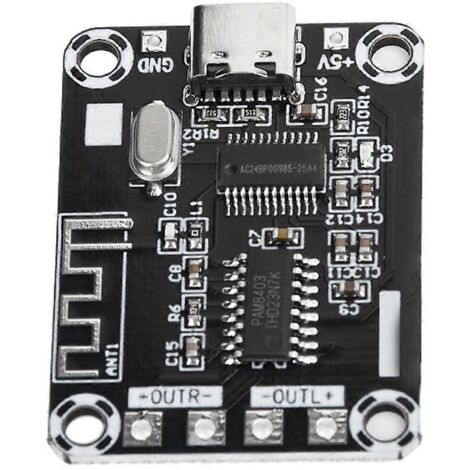 Carte d'amplificateur Bluetooth numérique PAM8403, noire (1/5)