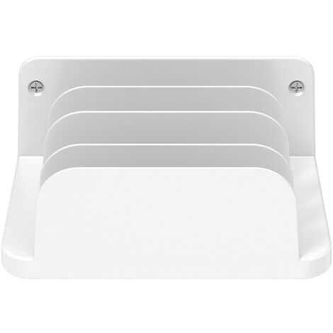 Support mural universel pour téléphone blanc