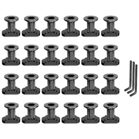 Kit de remplacement de 24 vis et écrous M-Lok, vis de fixation sur rail M-Lok (1/5)
