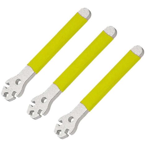 Correcteur de réglage de clé à rayons de VTT jaune (lot de 3) (1/5)