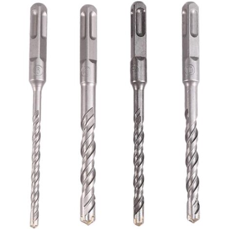 têtes de coupe pour béton de 6 à 12 mm, foret double à percussion (1/5)