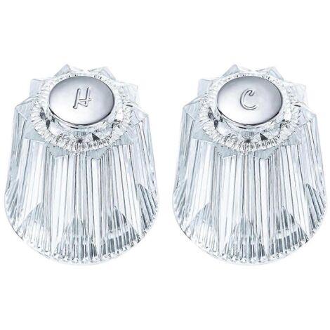 Lot de 2 boutons de douche eau chaude/eau froide de rechange à prix avantageux (1/5)