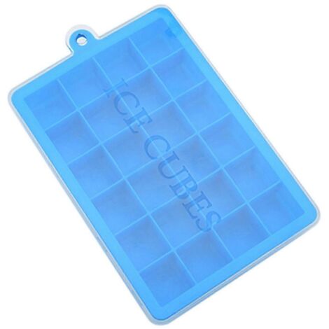 Moule à glaçons en silicone à 24 compartiments avec couvercle B (1/5)