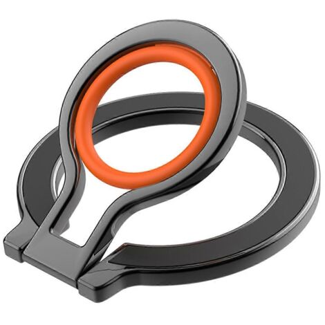 Support magnétique pour téléphone avec anneau de doigt en silicone (1/5)