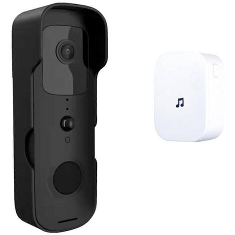 Sonnette vidéo intelligente Tuya, interphone visuel, sonnette Wi-Fi, prise européenne (1/5)