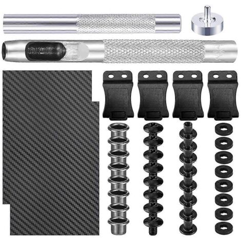 Kit de fabrication DIY - Outils de travail du cuir avec pinces, poseur d'œillets manuel (1/5)