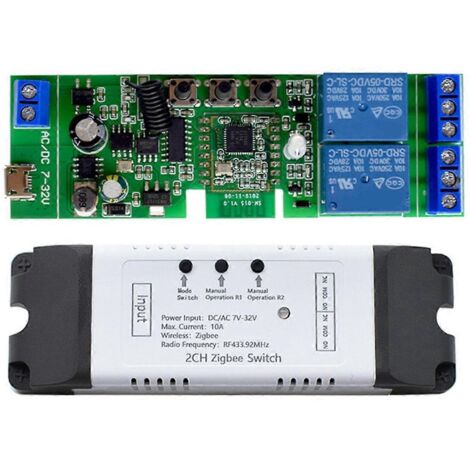 Contrôleur de moteur d'actionneur linéaire électrique Tuya Zigbee Wifi à 2 canaux (1/5)