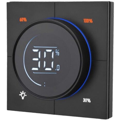 Variateur MOSFET Zigbee 3.0, écran LCD noir à bord descendant (1/5)