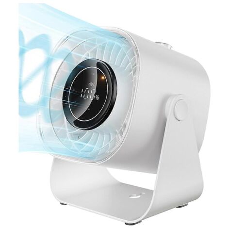 Ventilateur de bureau, ventilateur portable silencieux, ventilateur de circulation d'air 5000 mAh (1/5)