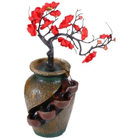 Vase cascade d'intérieur simulant un arbre décoratif - Prise UE (1/5)