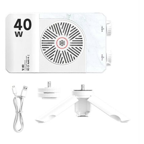 Lampe vidéo LED portable 40W mini petite lampe d'appoint portable (1/5)