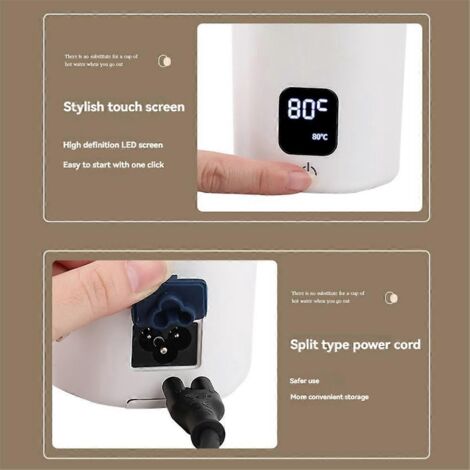 Bouilloire électrique portable à 6 réglages prédéfinis (prise européenne) (1/5)