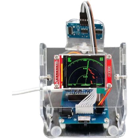 Détecteur radar à ultrasons pour camion radiocommandé 1/14, portée 1 m (1/5)