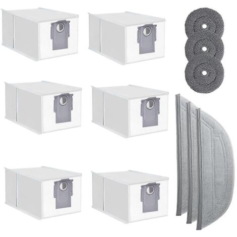 Sacs à poussière, balais, lingettes de nettoyage, kit d'accessoires pour aspirateur robot (1/5)