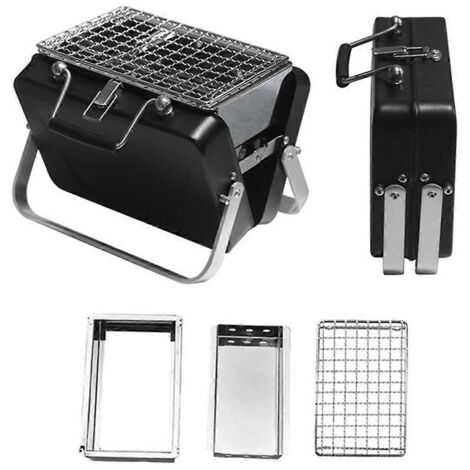 Barbecue à charbon compact pour la cuisine en plein air, les voyages en camping-car et les pique-niques (1/5)