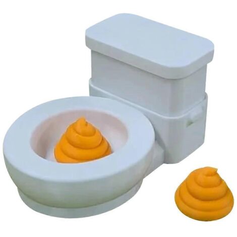 Poubelle à toilettes en plastique, jouet farce humoristique (1/5)