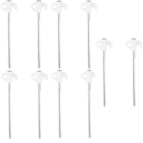Lot de 10 piquets de tente lumineux pour le camping en plein air (1/5)