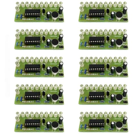 Kit électronique à monter soi-même, module d'éclairage LED à commande vocale pour eau (1/5)
