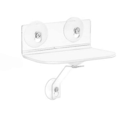 Étagère de fenêtre en acrylique transparent avec ventouses, étagère suspendue pour plantes (1/5)