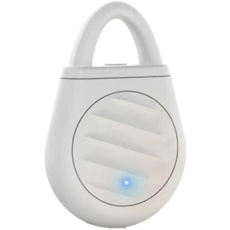 Répulsif anti-moustiques portable, rechargeable par USB-C, blanc
