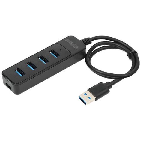 Hub USB 3.0 haute vitesse à 4 ports, adaptateur répartiteur USB de 50 cm (1/5)