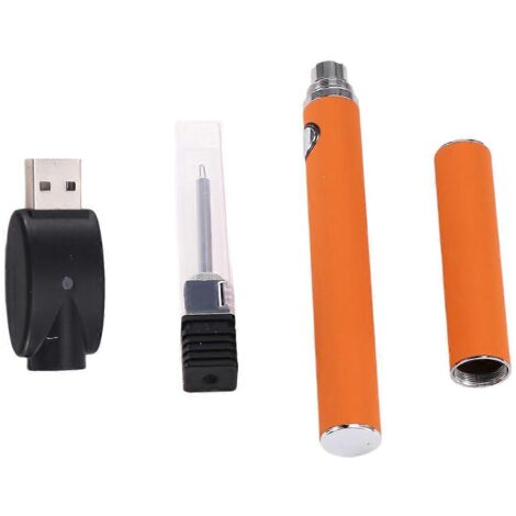 Stylo à batterie à filetage 510, tension réglable, orange (1/5)