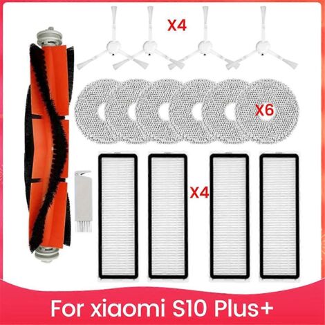 Kit brosse latérale et filtre pour aspirateur robot S10+ (1/5)
