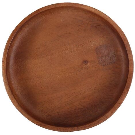 Plateau en noyer, plateau rectangulaire en bois massif pour fruits et desserts. (1/5)