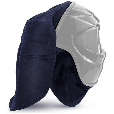 Ensemble de 2 pièces : couvre-casque de soudage et bavette pour la protection du cou (1/5)