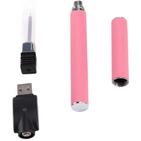 Stylo à cartouche de batterie à filetage 510, tension réglable, rose (1/5)
